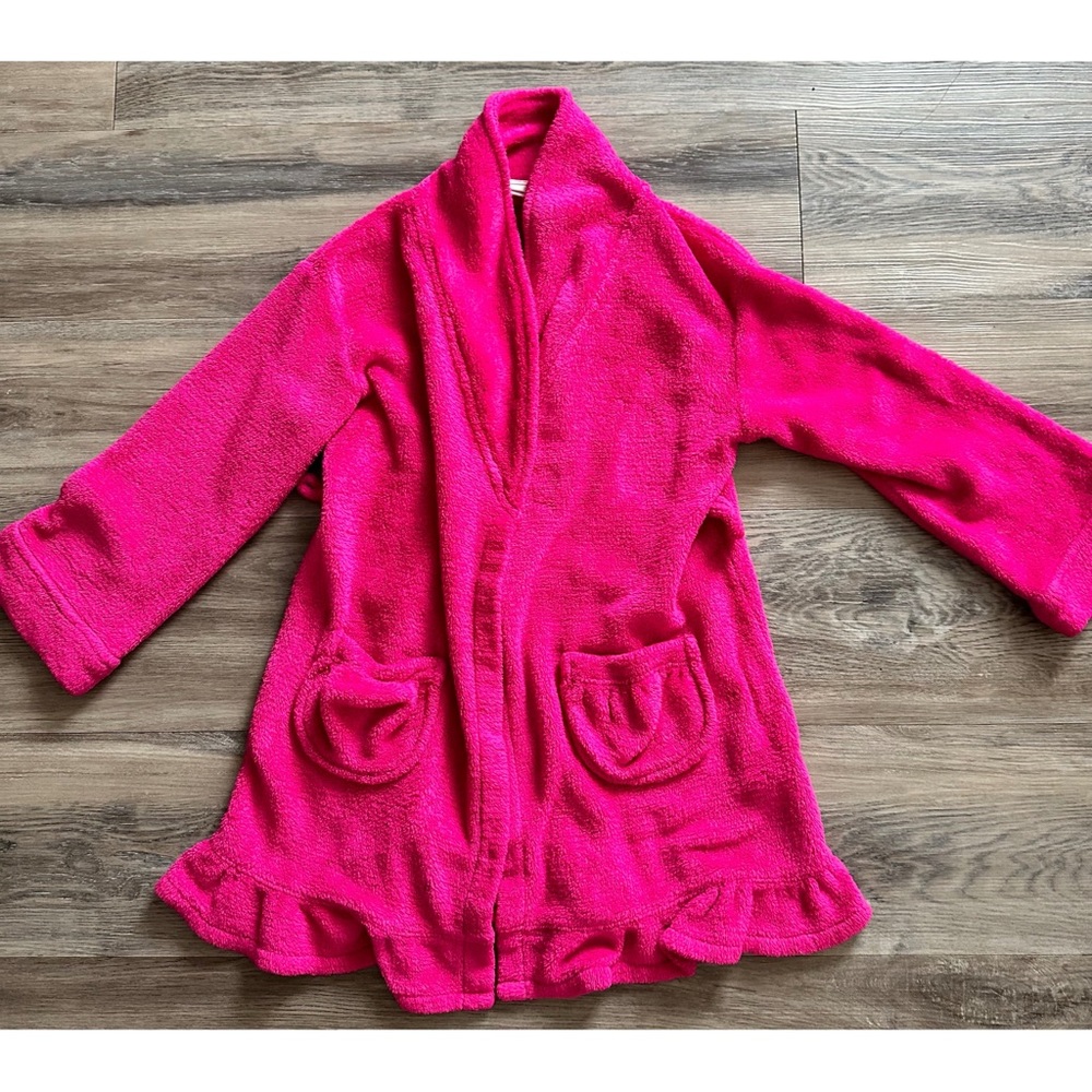 Girls’ Hot Pink Soft Sleepwear Robe